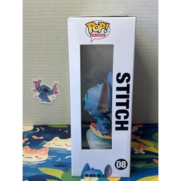 Funko Pop VHS Cover Disney Lilo & Stitch Surfing - Picture 9 of 10